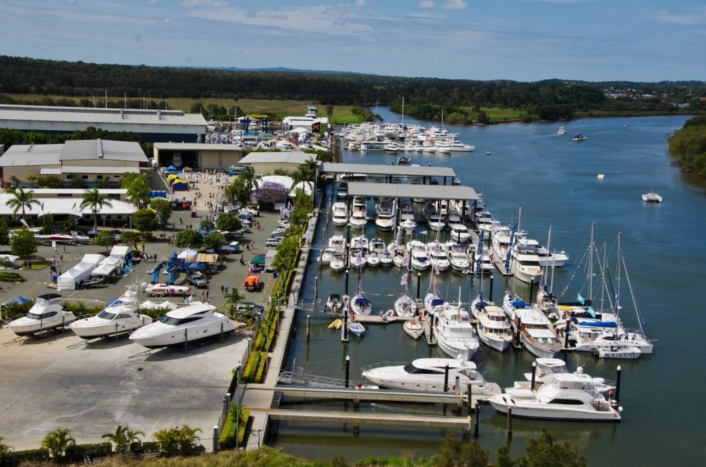 Riviera’s Coomera facility hosts the four-day Riviera Festival of Boating for owners and aspiring owners. © Stephen Milne